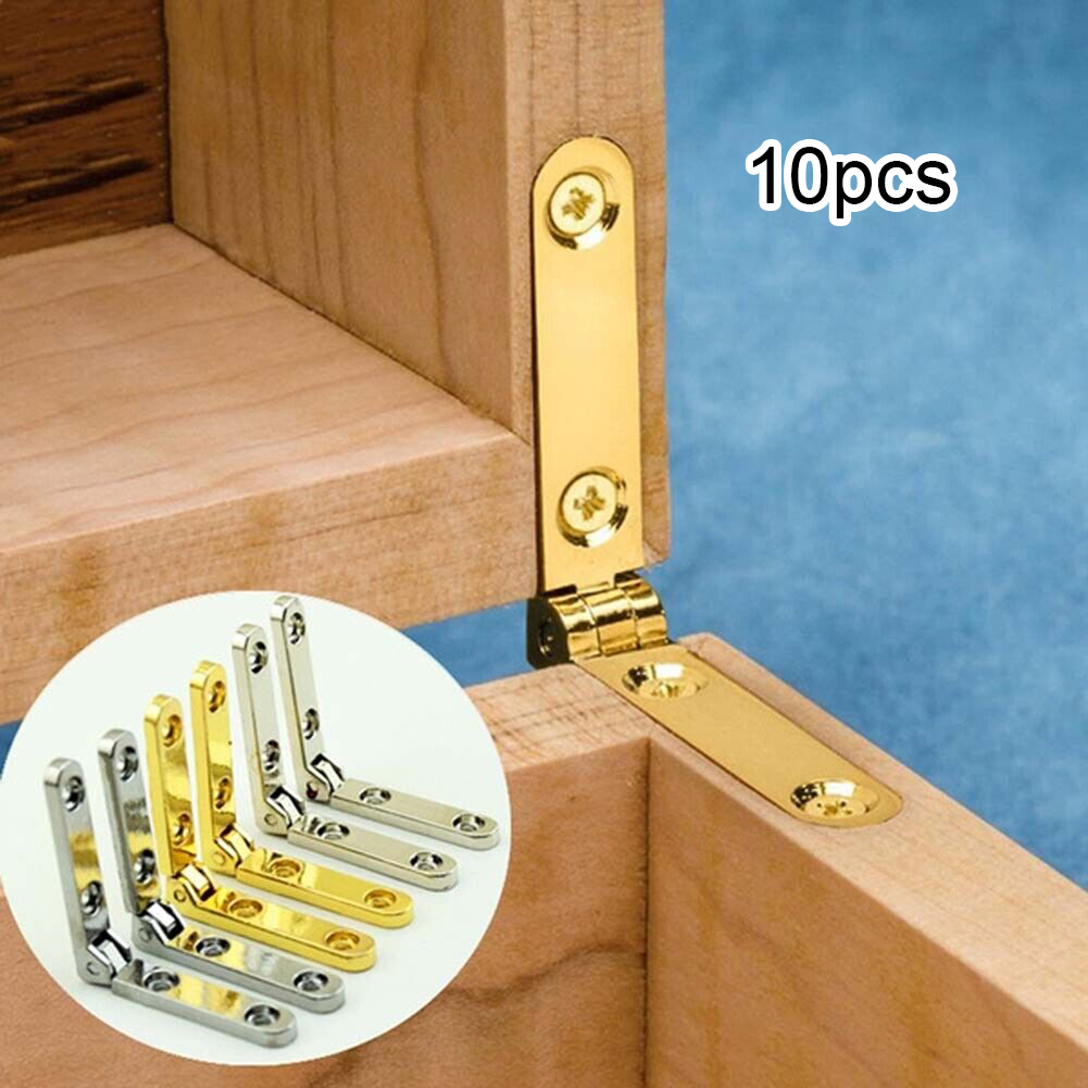 Woodworking Union - 10Pcs Hinges Support Union Folding 90°