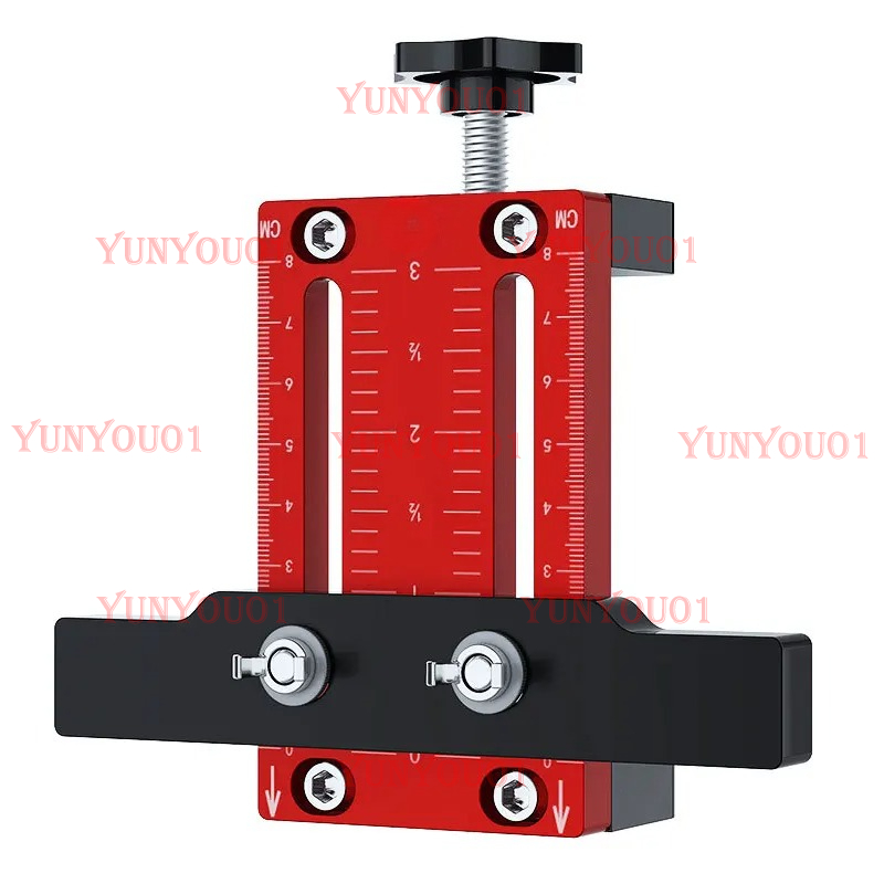 Woodworking Jig - Cabinet Door Installation Positioner, Aluminum Alloy