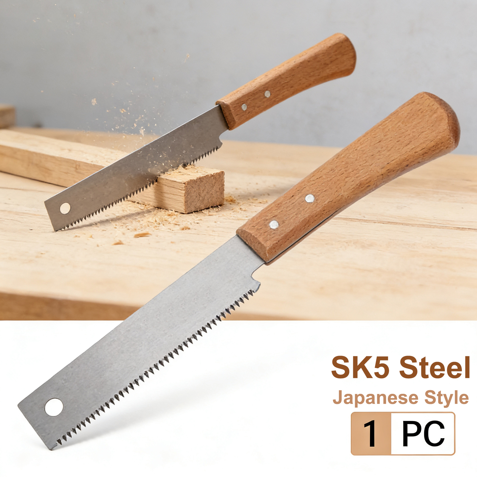 Japanese Pull Saw - Japanese-style Hand Saw Single Sided Wood