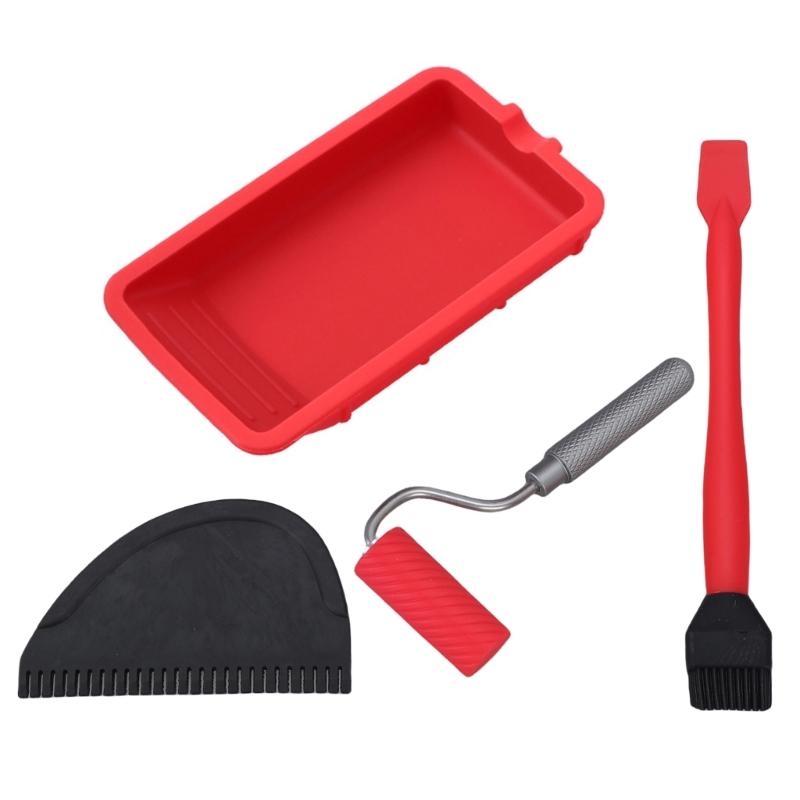 Woodworking Glue Roller - Woodworking Brush Tool Set Soft Silicone