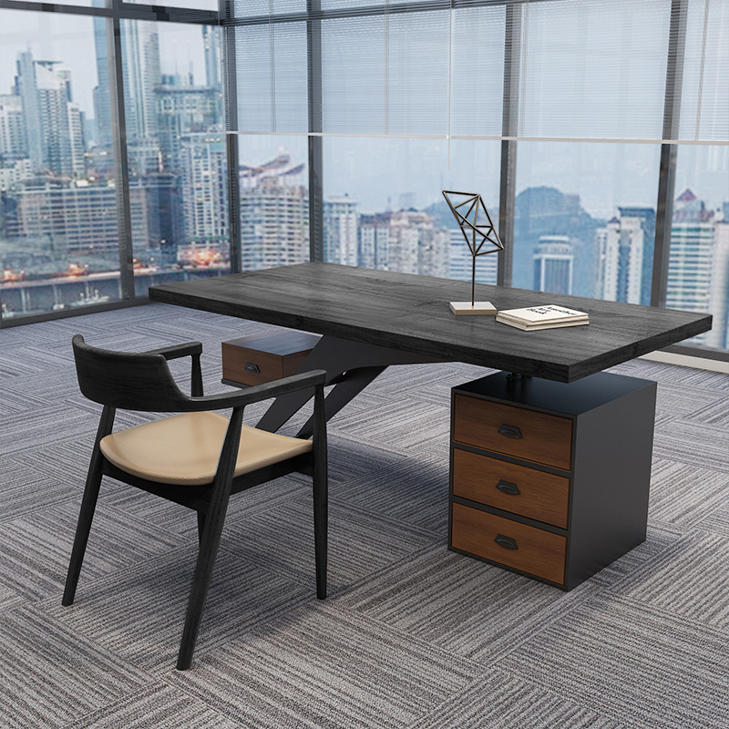 Woodworking Lofts - LOFT Solid Wood Manager Single Desk