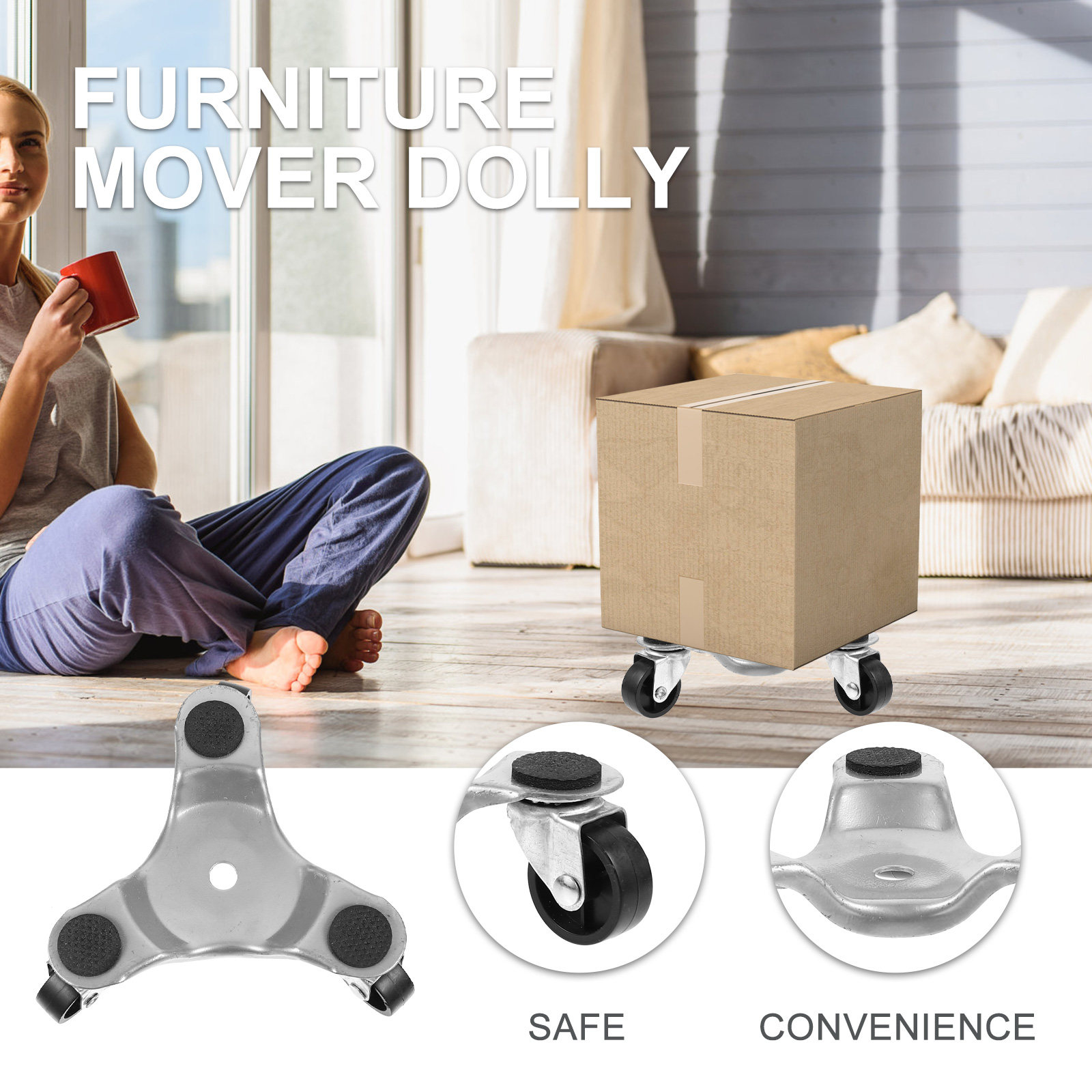 3Pcs Furniture Mover's Dolly T - Woodworking Warehouse 리뷰 및 가격