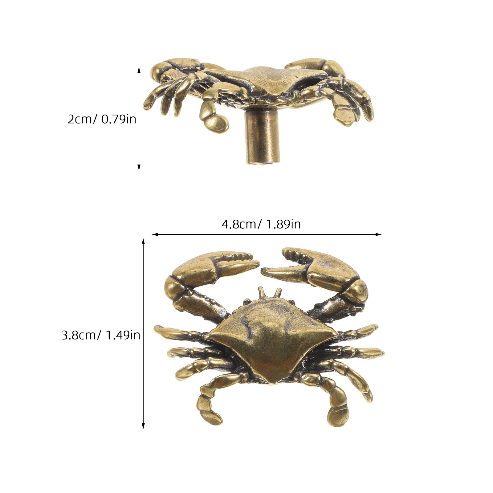 Brass Crab Door Handles Single - Woodworking Inspiration 리뷰 및 가격