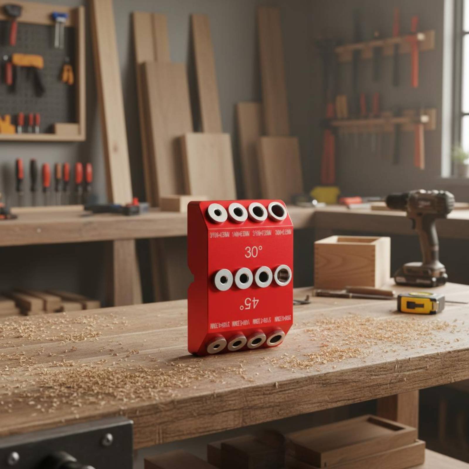 30 45 Degree Drill Guide Alumi - Woodworking Jig 리뷰 및 가격