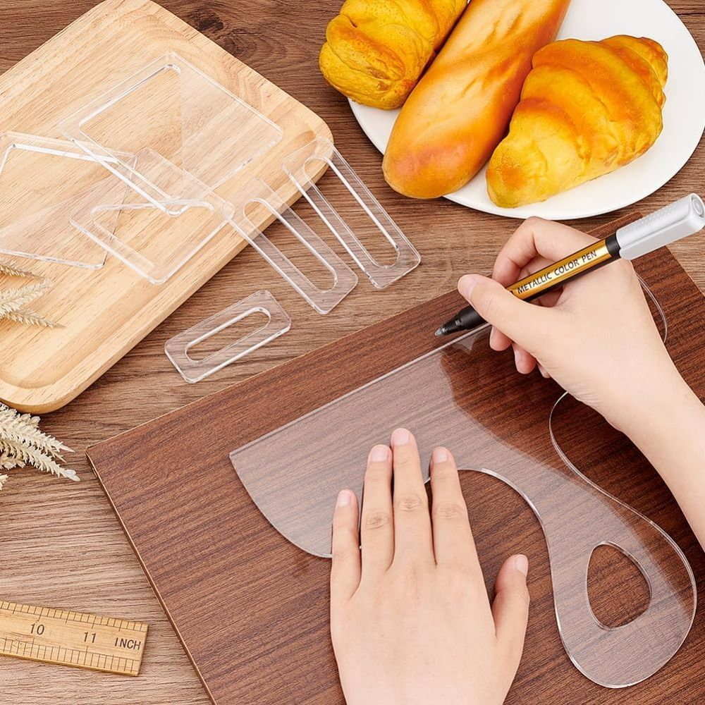 7Pcs Charcuterie Template Acry - Woodworking Cutting Tools 리뷰 및 가격