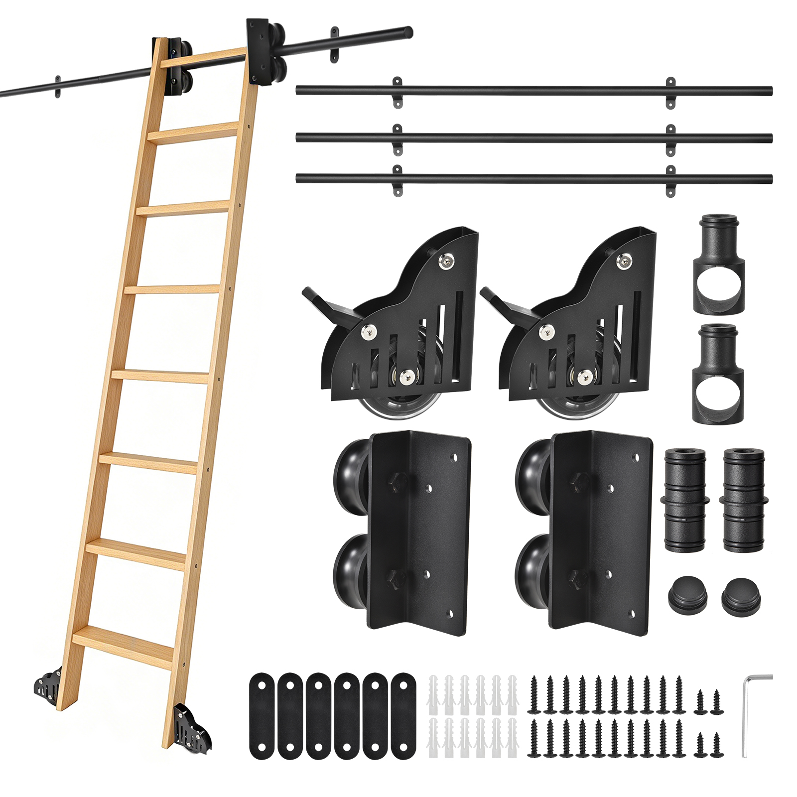 10FT Rolling Ladder Hardware K - Woodworking Lofts 리뷰 및 가격
