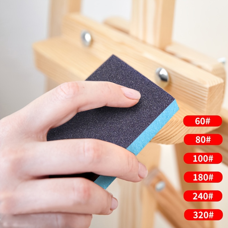 6 Sanding Sponges, Washable an - Woodworking Veneer 리뷰 및 가격