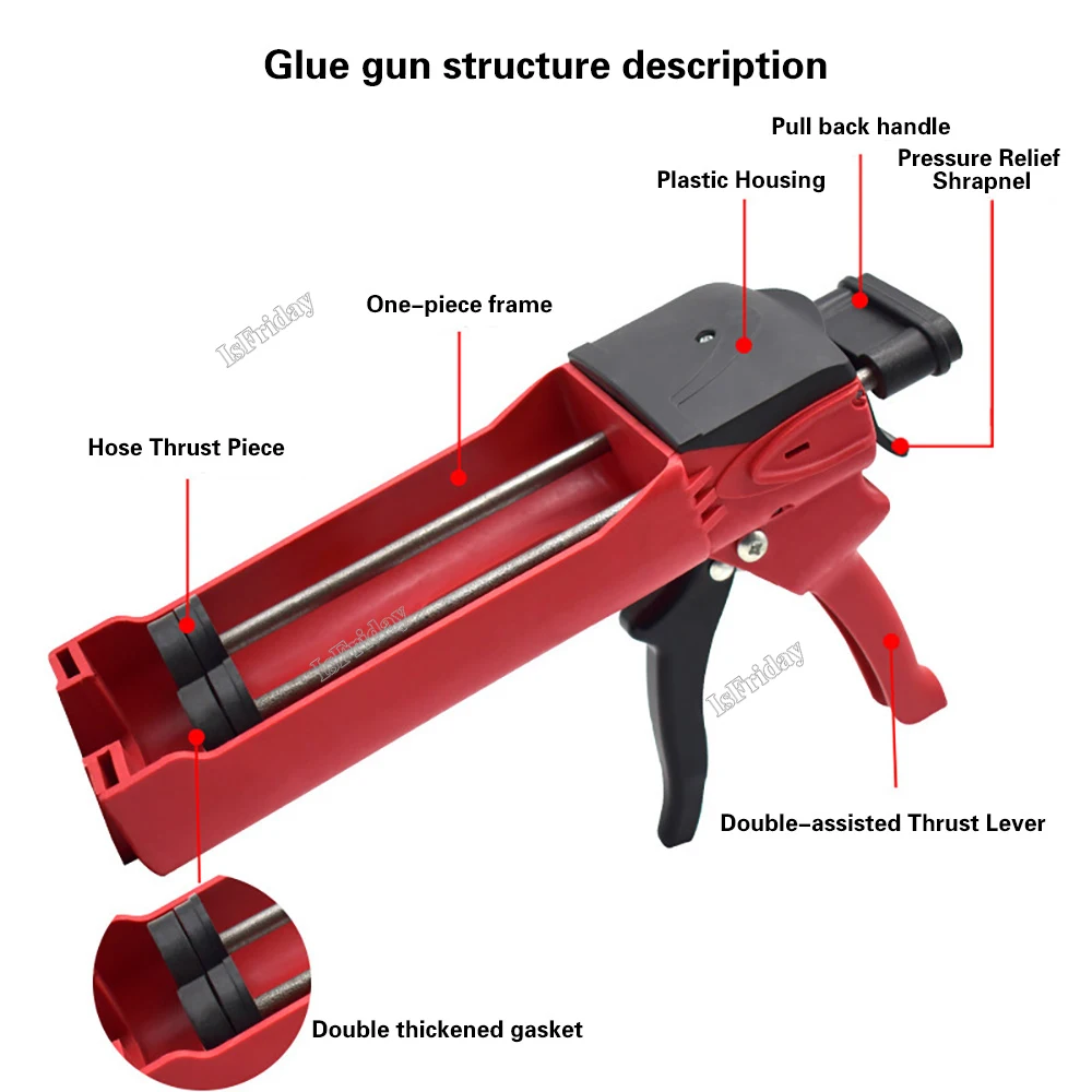 400ml Steel Dual Component Car - Woodworking Glue Applicator 리뷰 및 가격