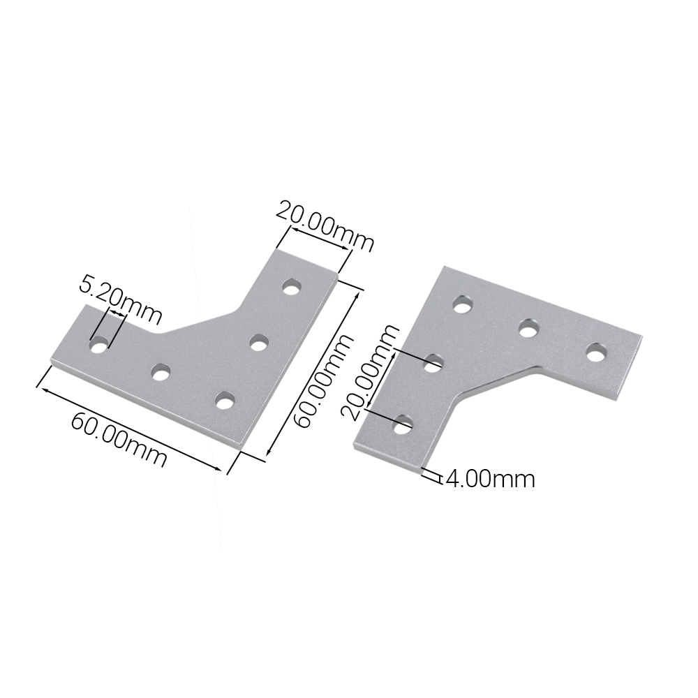 4Pcs L Type 5 Hole 90 Degree J - Woodworking Joint Types 리뷰 및 가격