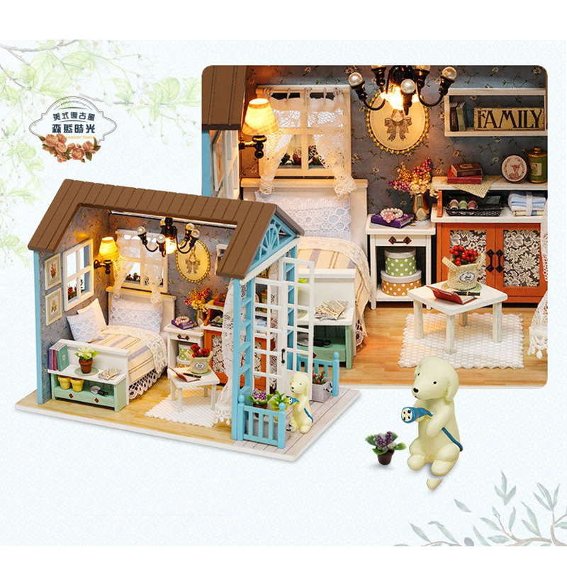 DIY Miniature Doll House Set H - Woodworking Veneer 리뷰 및 가격
