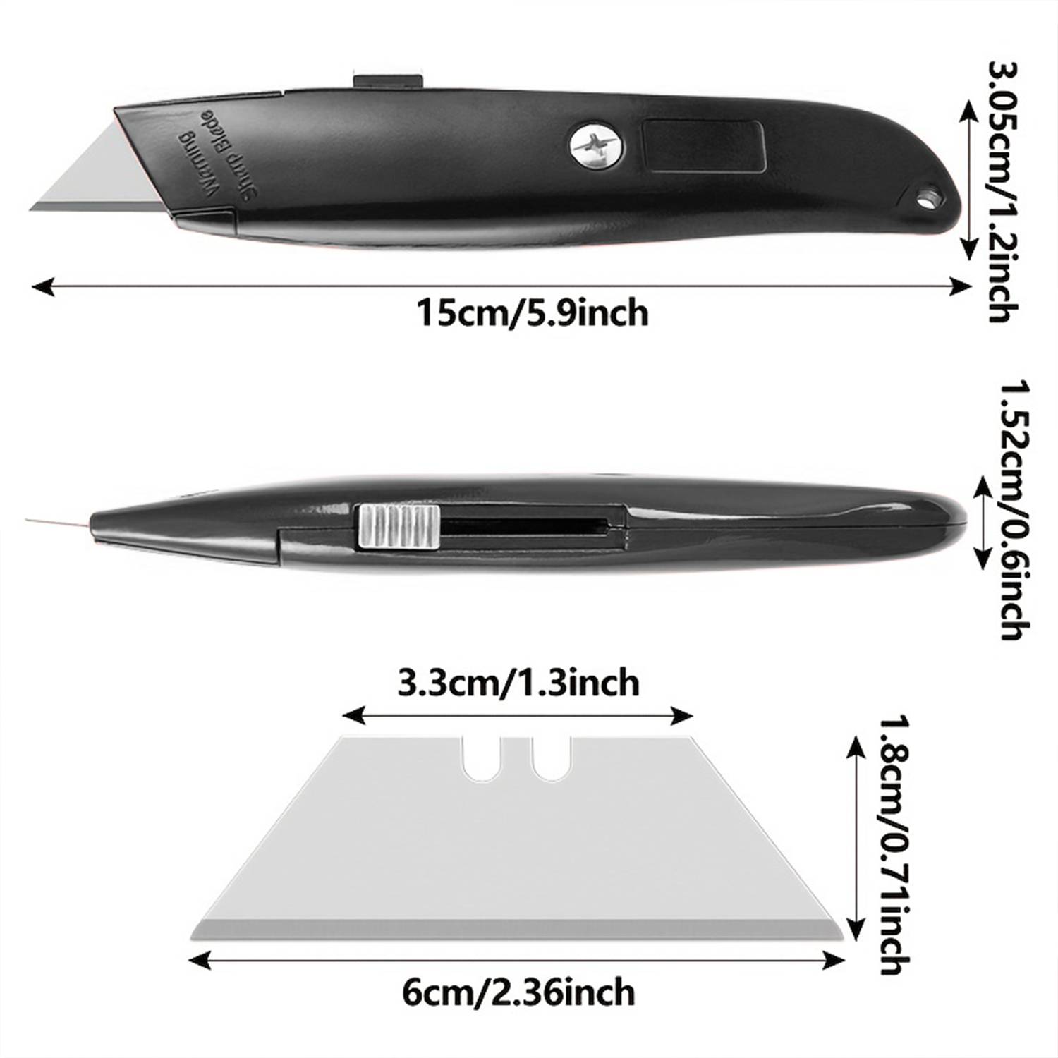 1/2PCS Utility Knife Retractab - Woodworking Warehouse 리뷰 및 가격