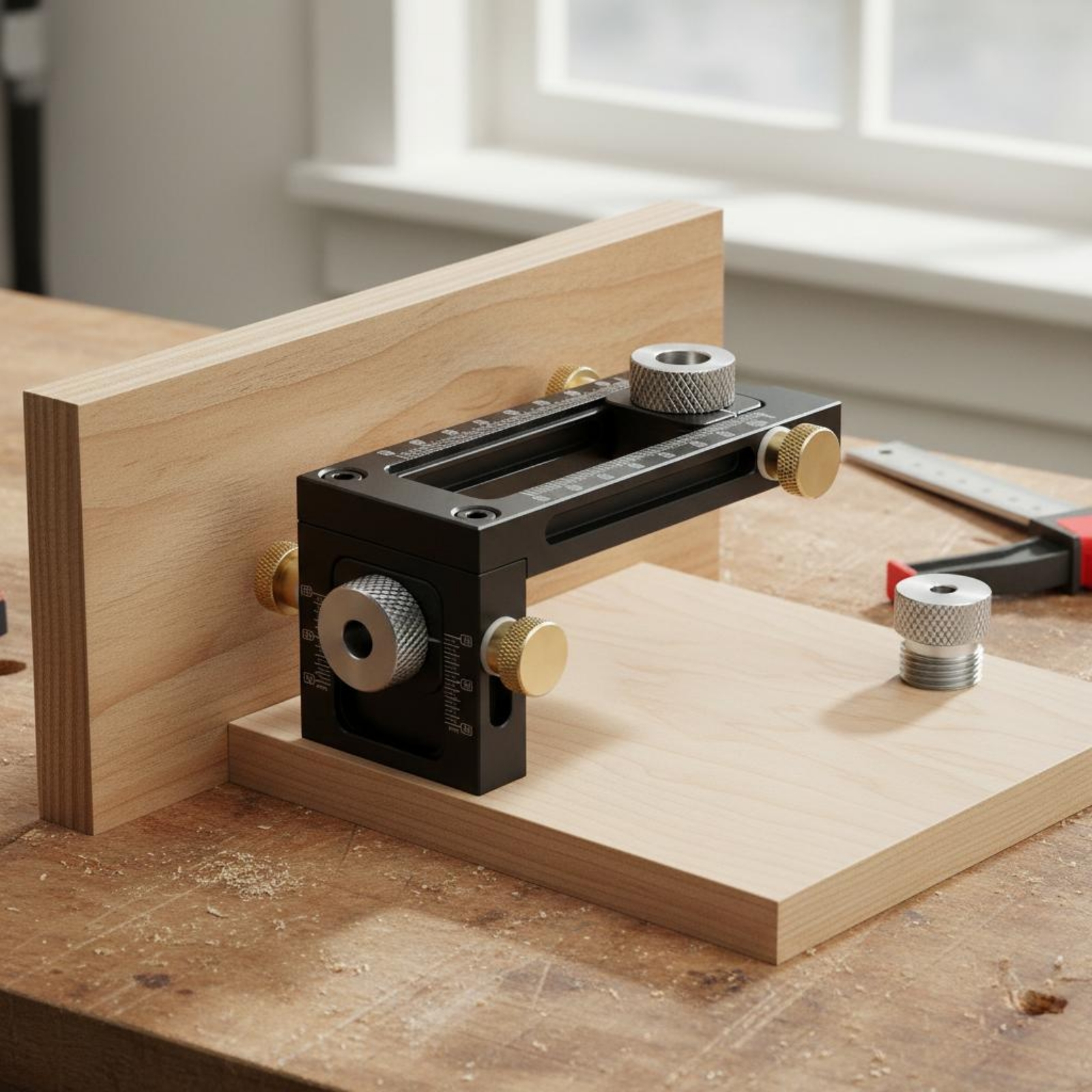 Adjustable Drilling Guide Meas - Woodworking Jig 리뷰 및 가격