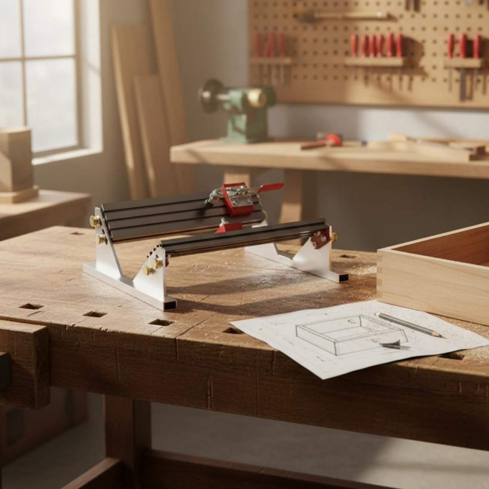 Drawer Positioner Jig Adjustab - Woodworking Jig 리뷰 및 가격