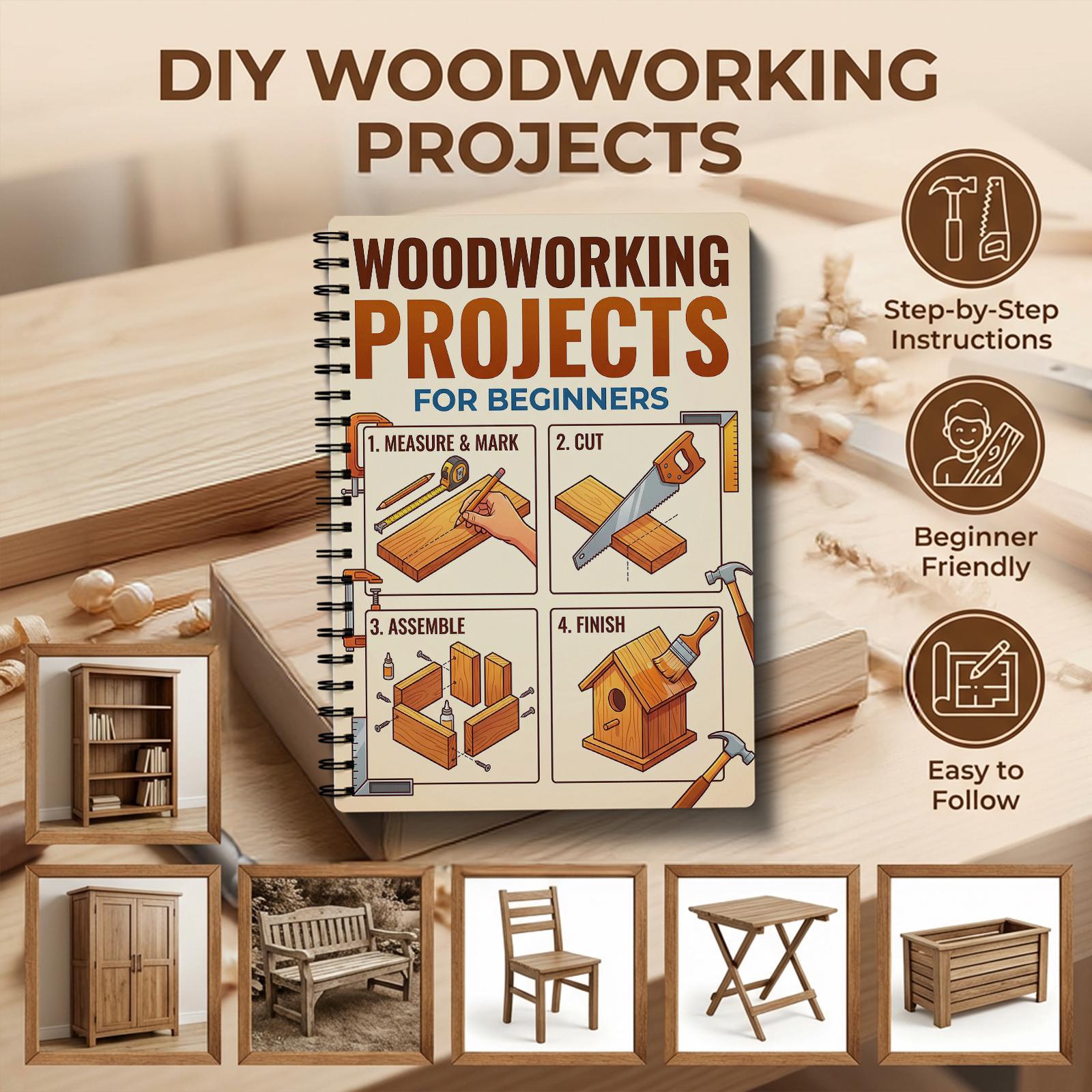 Woodworking Book for Beginners - Woodworking Basic Tools 리뷰 및 가격