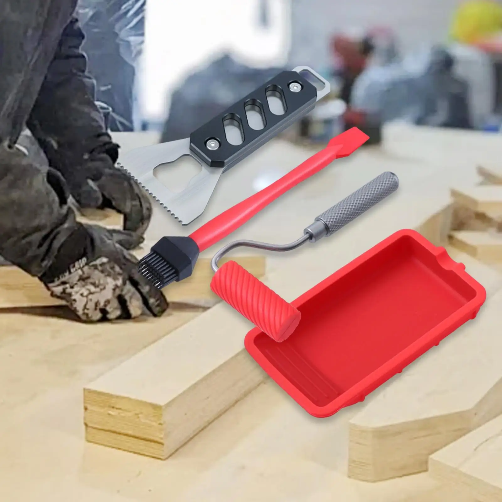 Glue Spreader with Tray Reusab - Woodworking Glue Roller 리뷰 및 가격