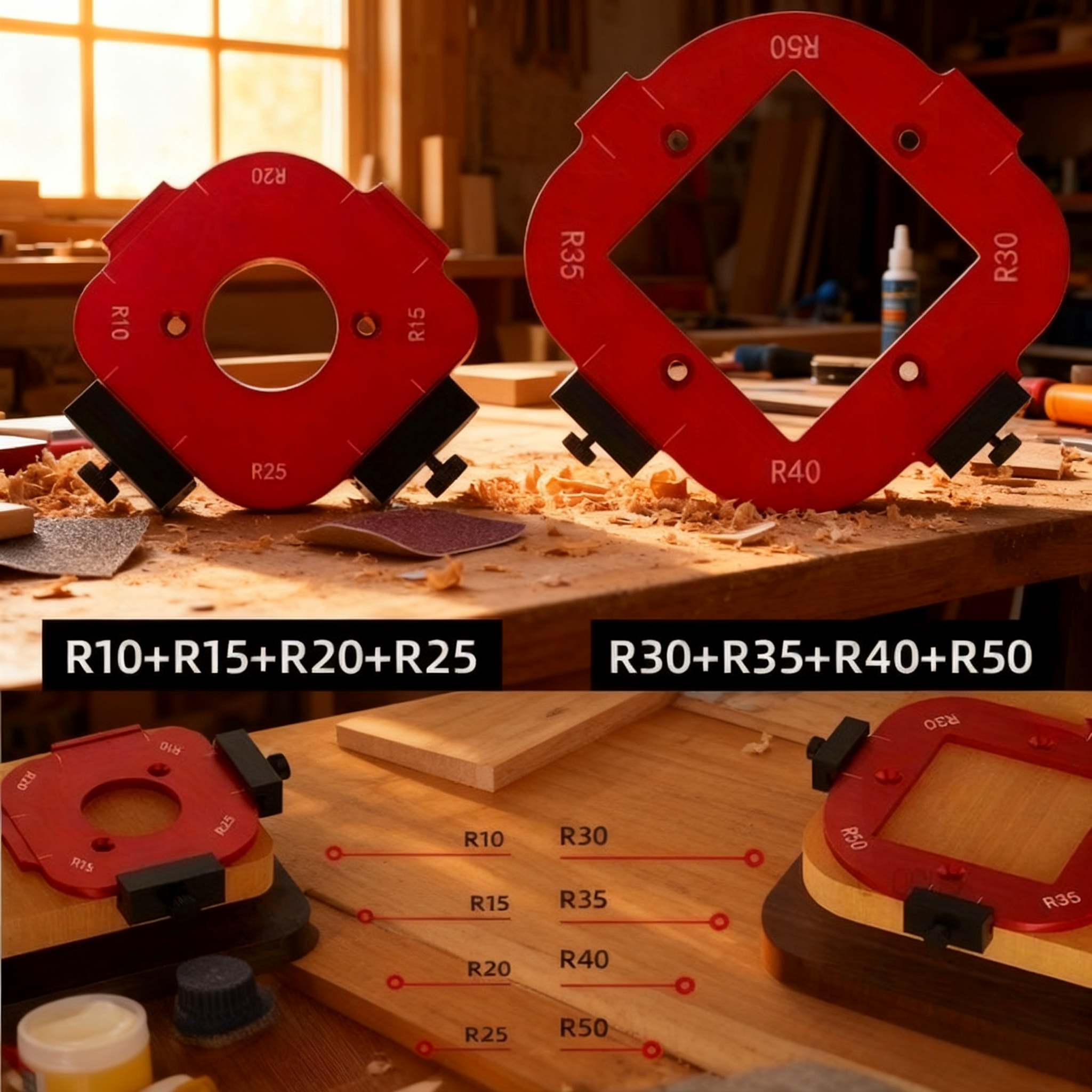 2pcs Woodworking Router Corner - Woodworking Jig 리뷰 및 가격
